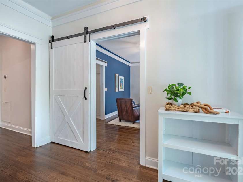 7409 Gilderstern Glen Court, Huntersville, NC 28078.  MLS# CAR4249870, YatesRealty ID 13015. Drop zone with 2 closets, doors added for privacy in flex room