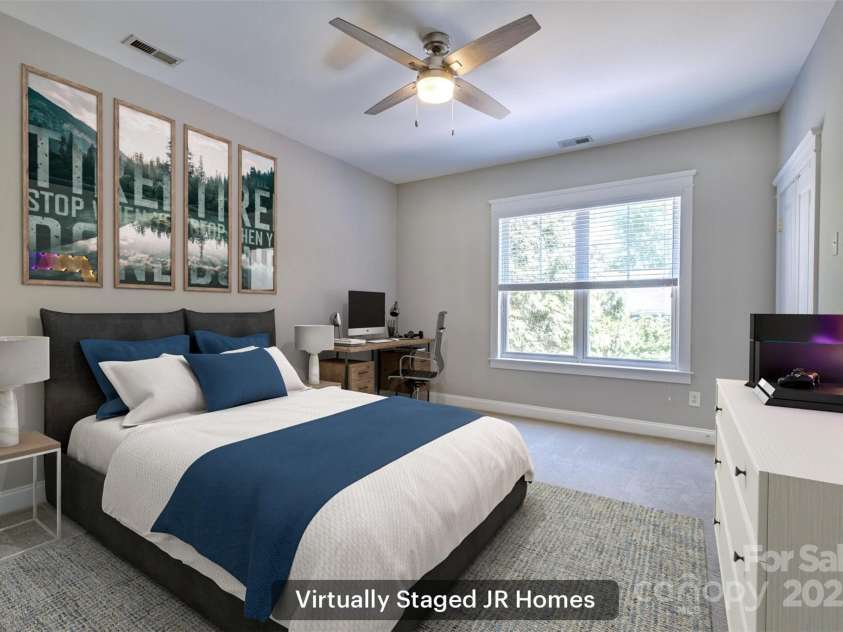 7409 Gilderstern Glen Court, Huntersville, NC 28078.  MLS# CAR4249870, YatesRealty ID 13015. Fits a king/queen or two sets of bunks, plus desk and dresser.