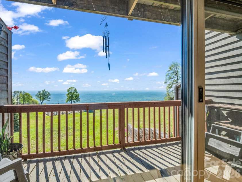 2881 White Oak Mountain Road, Columbus, NC 28722.  MLS# CAR4371234, YatesRealty ID 13027. Spectacular views from the main level deck