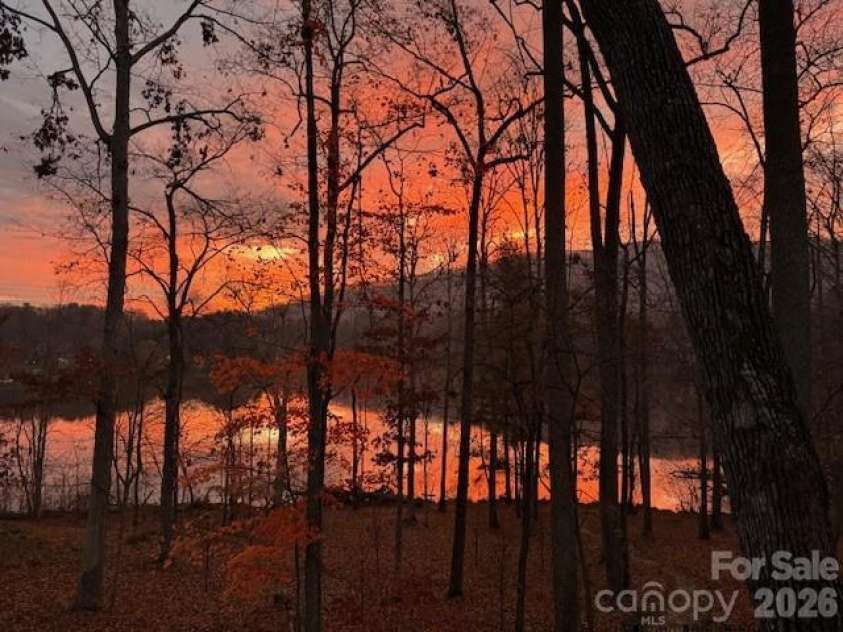 47 Twilight Sedge Drive, Biltmore Lake, NC 28715.  MLS# CAR4211901, YatesRealty ID 1303. Sunrise over lake