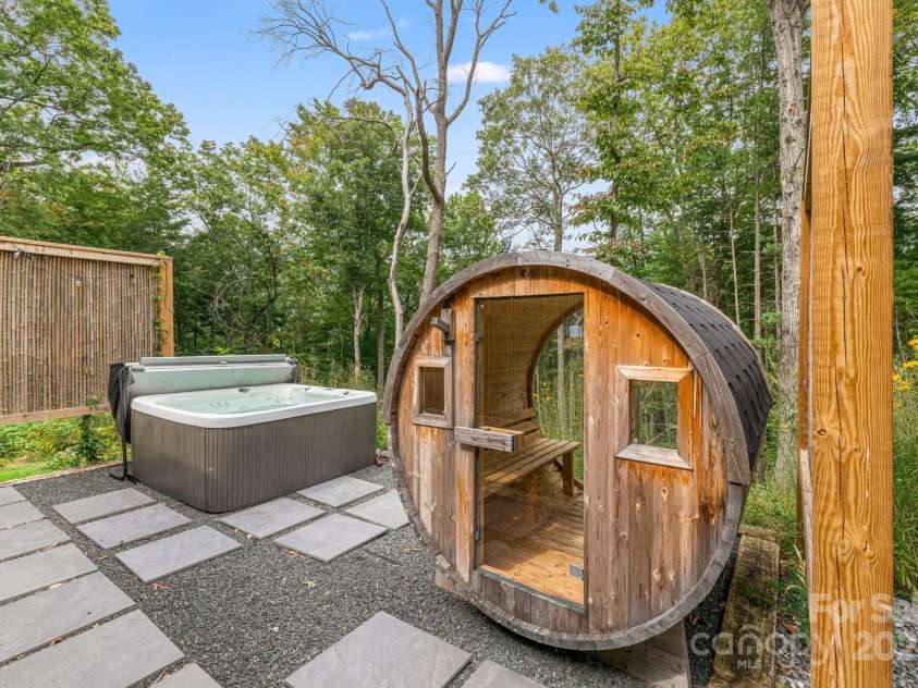 47 Webb Cove Road, Asheville, NC 28804.  MLS# CAR4234951, YatesRealty ID 13033. Personal Spa;  Hot Tub and Sauna