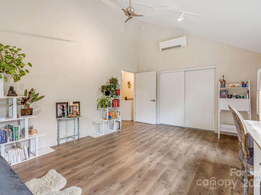 47 Webb Cove Road, Asheville, NC 28804.  MLS# CAR4234951, YatesRealty ID 13033. Spacious 3rd upper bedroom boasts large closet and separate mini-split system