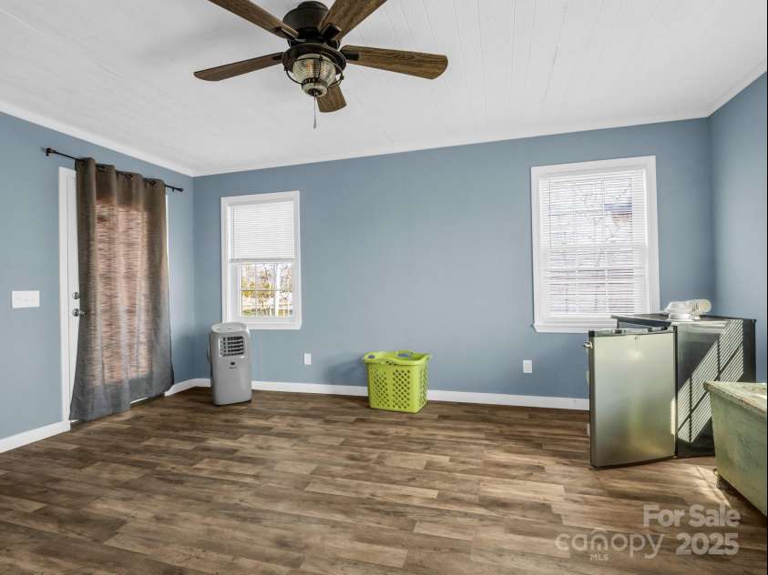 718 Winn Road, Mooresboro, NC 28114.  MLS# CAR4223091, YatesRealty ID 1304. Bedroom partial built structure