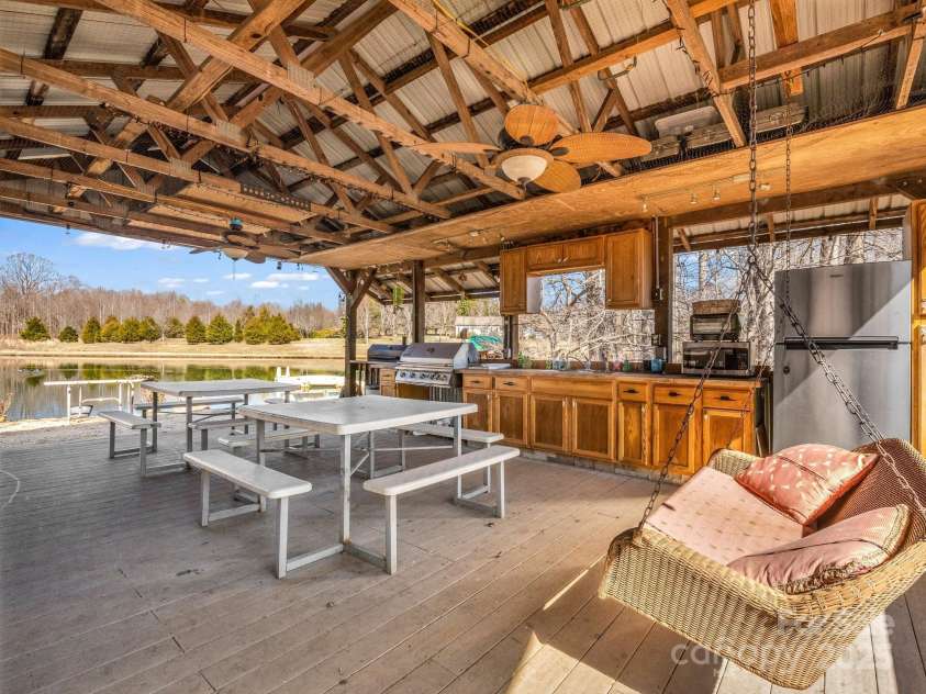 718 Winn Road, Mooresboro, NC 28114.  MLS# CAR4223091, YatesRealty ID 1304. Covered Pavilion