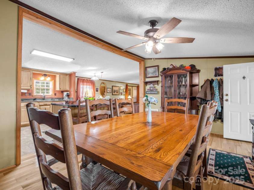 718 Winn Road, Mooresboro, NC 28114.  MLS# CAR4223091, YatesRealty ID 1304. Dining Room