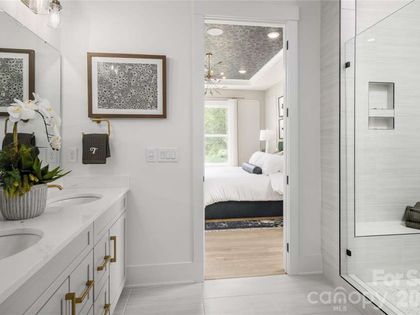 5317 Mint Harbor Way, Charlotte, NC 28269.  MLS# CAR4302427, YatesRealty ID 13041. Not actual home - Primary Bath