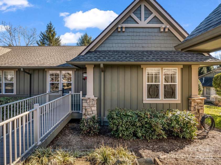 603 Fox Den Court, Hendersonville, NC 28792.  MLS# CAR4208774, YatesRealty ID 13046. Front of Home