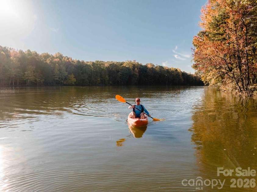 3149 Finchborough Court, Charlotte, NC 28269.  MLS# CAR4368547, YatesRealty ID 13052. Kayak and Canoe launch at future Amenity center in 2026
