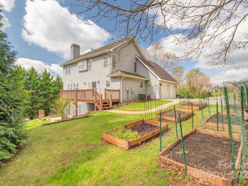104 Double Brook Drive, Weaverville, NC 28787.  MLS# CAR4245056, YatesRealty ID 13057. Garden beds are ready for you!