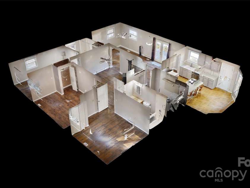 59 Upper Saw Branch Road, Candler, NC 28715.  MLS# CAR4226917, YatesRealty ID 13059. Dollhouse view