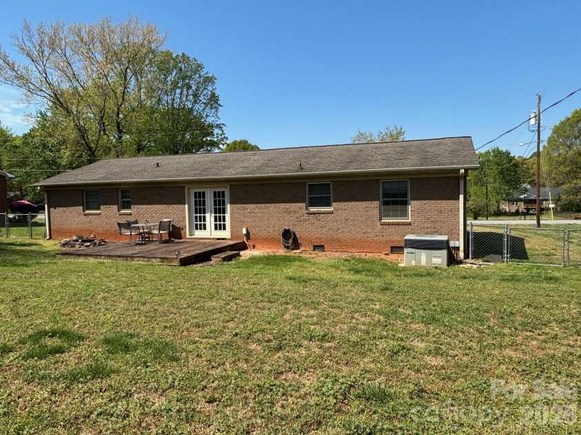 136 Devon Lane, Statesville, NC 28625.  MLS# CAR4346534, YatesRealty ID 13062. Back View