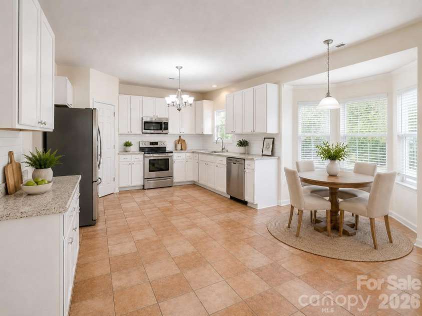 2019 Aberglen Drive, Charlotte, NC 28262.  MLS# CAR4323043, YatesRealty ID 13071. Virtually Staged