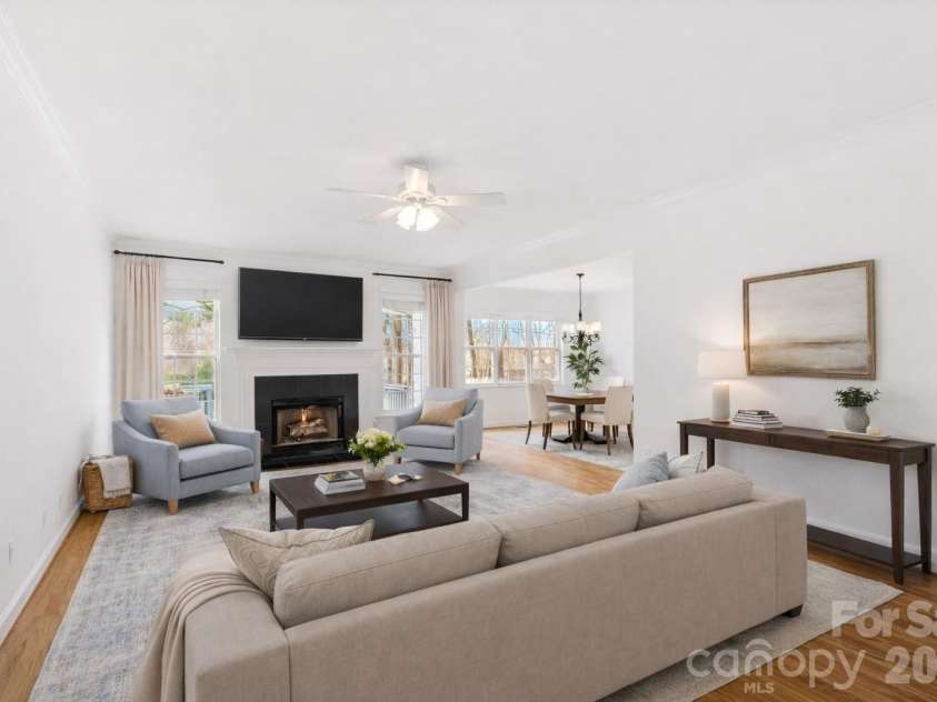 6932 Curlee Court, Charlotte, NC 28277.  MLS# CAR4353740, YatesRealty ID 13073. Virtually Staged