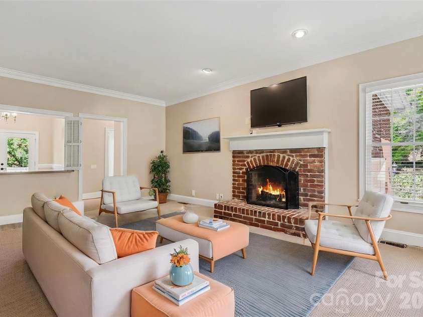 1941 Kilmonack Lane, Charlotte, NC 28270.  MLS# CAR4363894, YatesRealty ID 13079. Den *Virtually Staged*