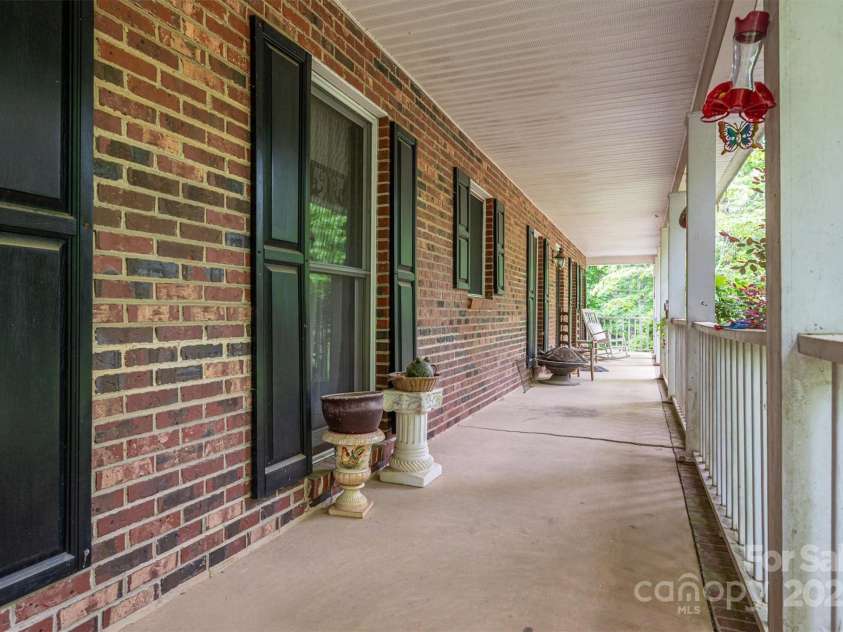 480 Ingleside Farm Road, Iron Station, NC 28080.  MLS# CAR4252019, YatesRealty ID 13093. Front Porch