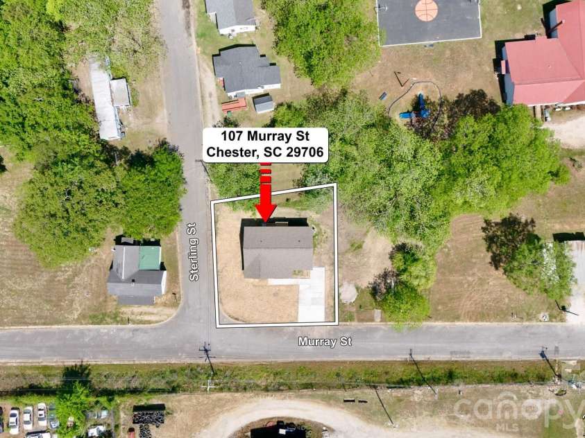 107 Murray Street, Chester, SC 29706.  MLS# CAR4369341, YatesRealty ID 13100. 
