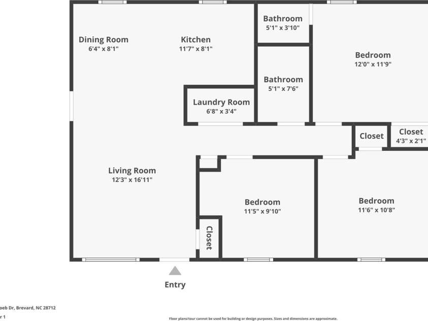 95 Loeb Drive, Brevard, NC 28712.  MLS# CAR4320988, YatesRealty ID 13104. Efficient Floorplan for Effortless Living