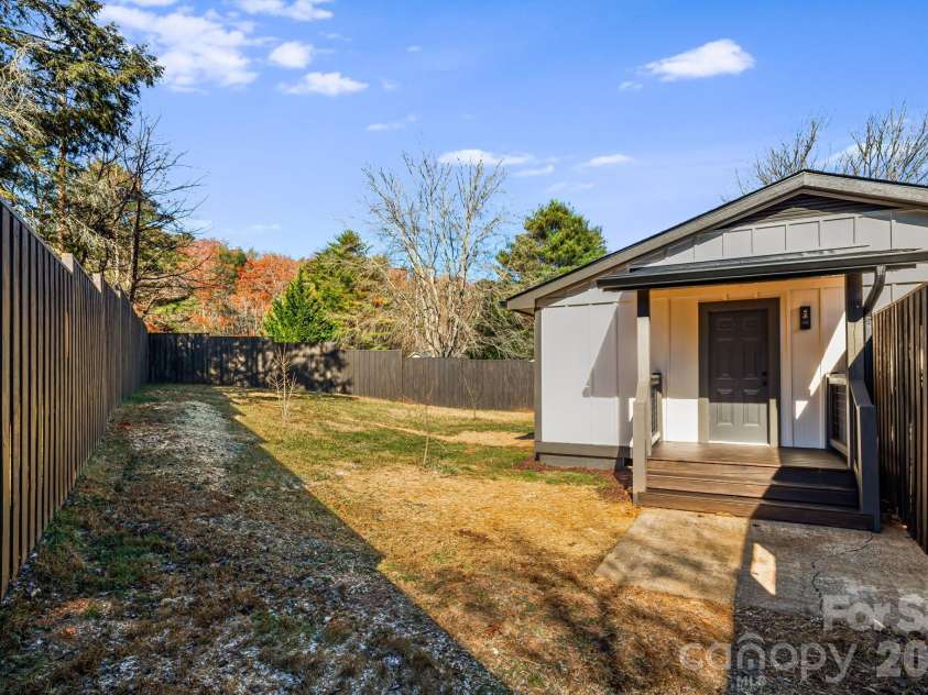95 Loeb Drive, Brevard, NC 28712.  MLS# CAR4320988, YatesRealty ID 13104. Spacious Backyard