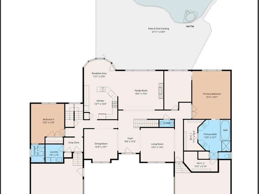 7004 Camrose Crossing Lane, Matthews, NC 28104.  MLS# CAR4367901, YatesRealty ID 13108. 
