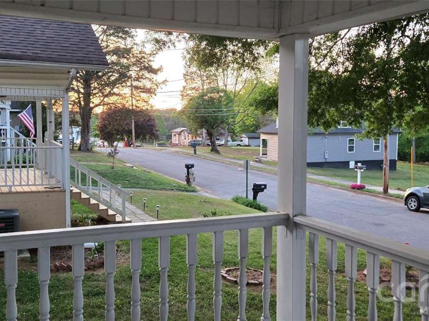 227 B Street, Newton, NC 28658.  MLS# CAR4371674, YatesRealty ID 13119. Front porch