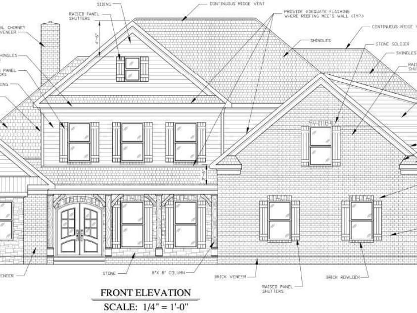 6507 Rehobeth Road, Waxhaw, NC 28173.  MLS# CAR4214305, YatesRealty ID 1313. Elevation Option B