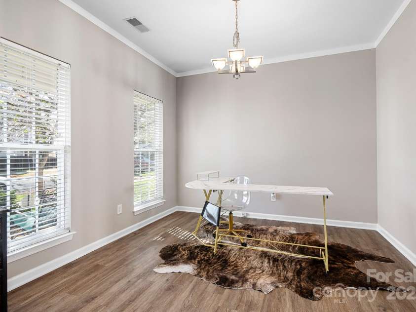 12419 Swan Wings Place, Huntersville, NC 28078.  MLS# CAR4235725, YatesRealty ID 13135. Dining Room/Office/Flex Room