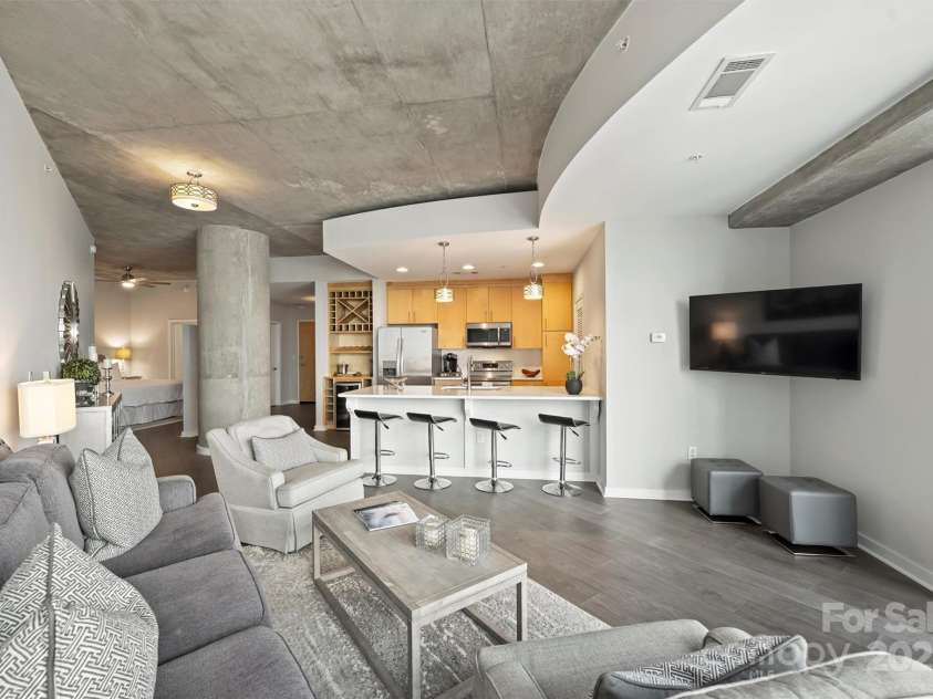 210 Church Street, Charlotte, NC 28202.  MLS# CAR4254825, YatesRealty ID 1314. Great for unwinding 