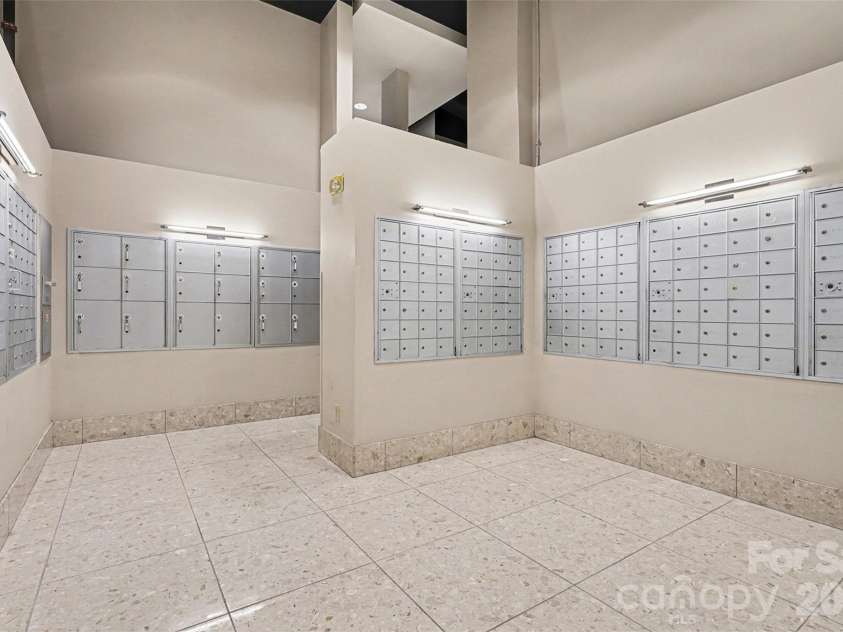 210 Church Street, Charlotte, NC 28202.  MLS# CAR4340266, YatesRealty ID 1314. Mailboxes