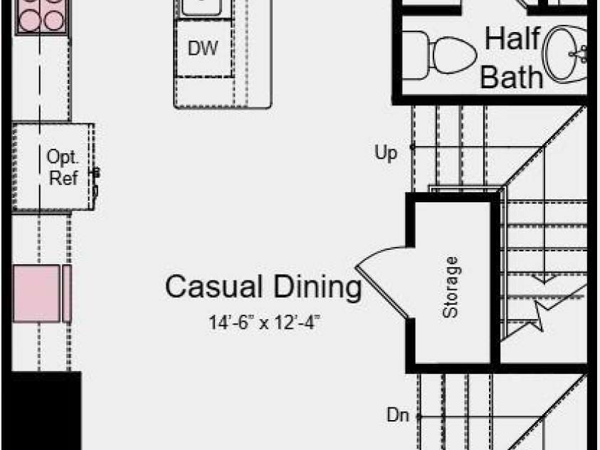 316 Catawba Avenue, Davidson, NC 28036.  MLS# CAR4259081, YatesRealty ID 13143. Main Level Floor Plan - Additional highlights include: fireplace, beverage center, gourmet kitchen