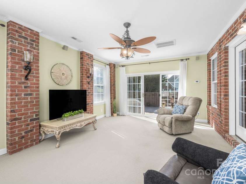 1103 Hillcrest Ridge Drive, Salisbury, NC 28146.  MLS# CAR4245043, YatesRealty ID 13148. Sunroom