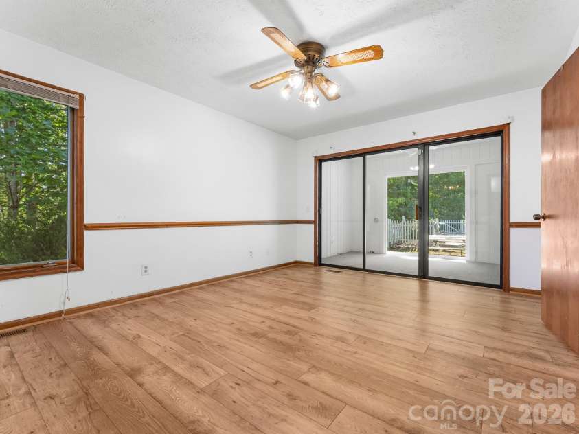 40 Country Bear Lane, Flat Rock, NC 28731.  MLS# CAR4420837, YatesRealty ID 13148. Primary Bedroom on main