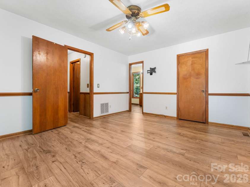 40 Country Bear Lane, Flat Rock, NC 28731.  MLS# CAR4420837, YatesRealty ID 13148. Primary Bedroom on main
