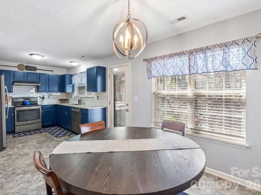 8636 Warwick Crest Lane, Charlotte, NC 28215.  MLS# CAR4357082, YatesRealty ID 13153. Dining Area