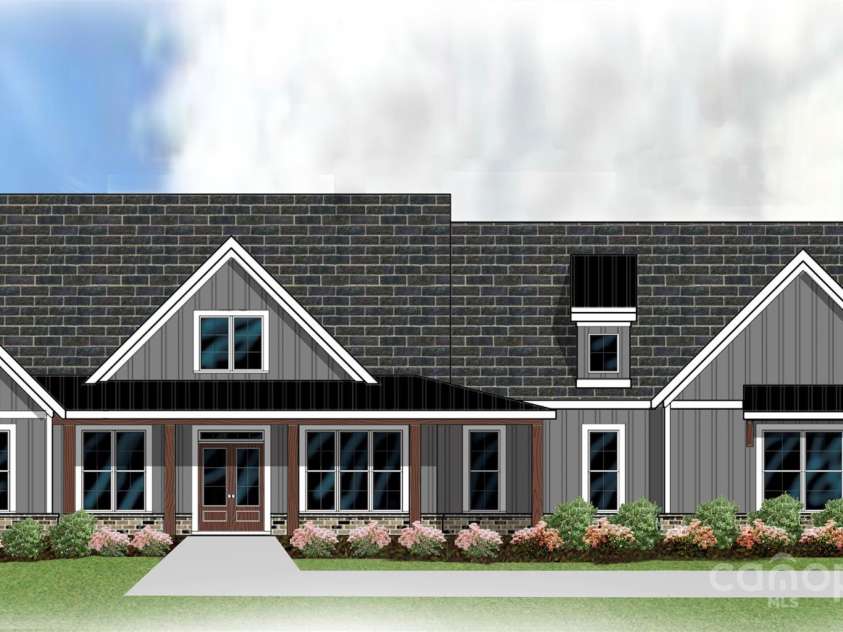 123 Buffalo Creek Drive, Statesville, NC 28677.  MLS# CAR4316853, YatesRealty ID 1316. Artist rendering of home being built