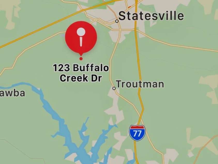 123 Buffalo Creek Drive, Statesville, NC 28677.  MLS# CAR4316853, YatesRealty ID 1316. Great location convenient to I-40 and I-77, Lake Norman, Mooresville, Troutman, Taylorsville