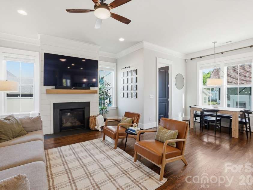 724 Bluff Loop Road, Rock Hill, SC 29730.  MLS# CAR4368937, YatesRealty ID 13163. Family room/dining area