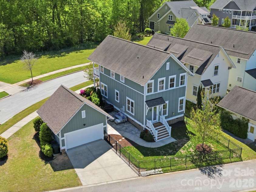 724 Bluff Loop Road, Rock Hill, SC 29730.  MLS# CAR4368937, YatesRealty ID 13163. Rear of yard