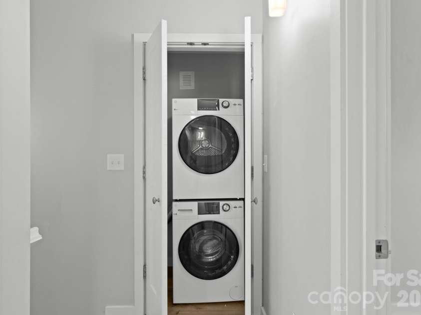 24 Lower Grassy Branch Road, Asheville, NC 28805.  MLS# CAR4325507, YatesRealty ID 13164. Convenient Laundry on Second Floor 