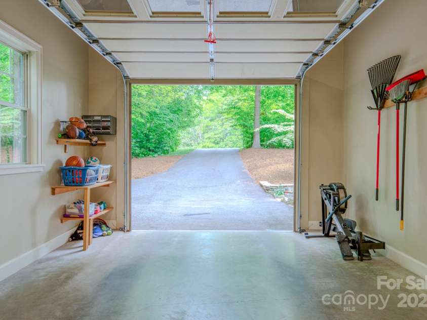 262 Erwin Hills Road, Asheville, NC 28806.  MLS# CAR4255578, YatesRealty ID 13166. 1 car garage with polished concrete floors