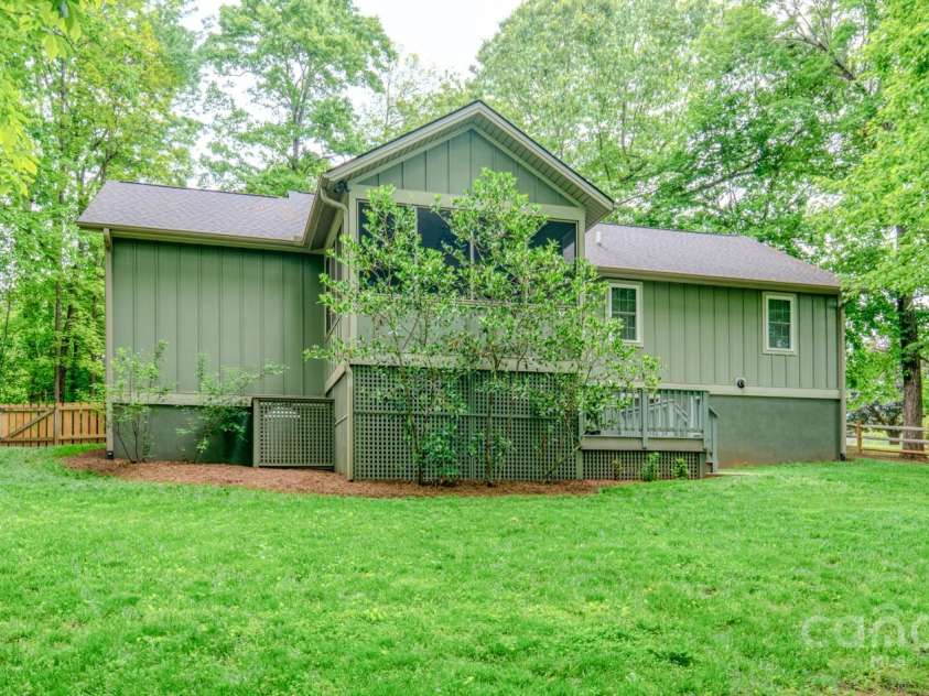 262 Erwin Hills Road, Asheville, NC 28806.  MLS# CAR4255578, YatesRealty ID 13166. Back view of the home