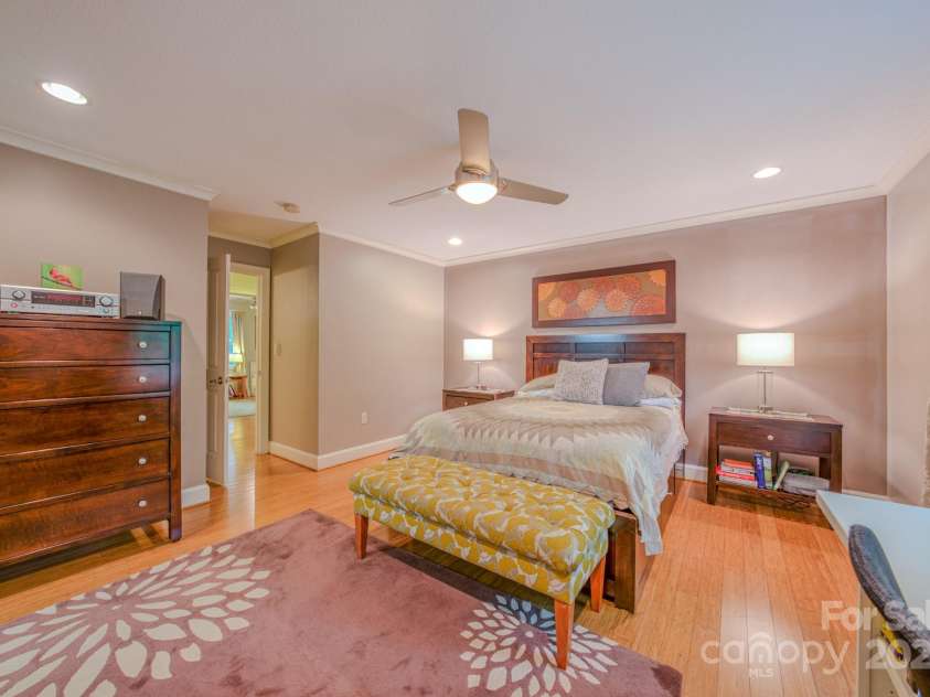 262 Erwin Hills Road, Asheville, NC 28806.  MLS# CAR4255578, YatesRealty ID 13166. Primary with recessed lighting that's dimmable