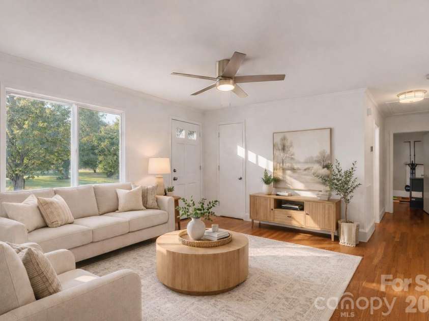 2400 Markham Court, Charlotte, NC 28205.  MLS# CAR4356027, YatesRealty ID 13168. Virtually staged