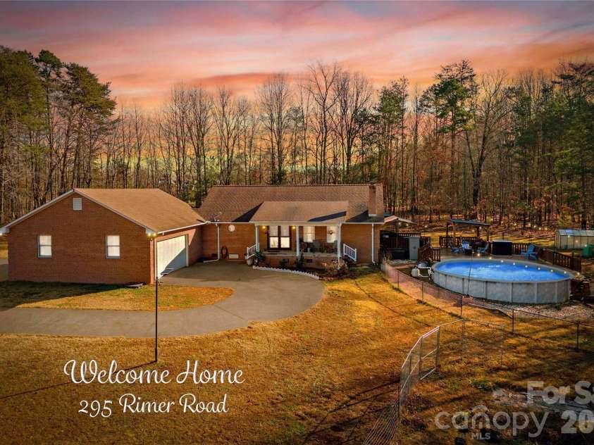295 Rimer Road, Salisbury, NC 28146.  MLS# CAR4330725, YatesRealty ID 1317. 