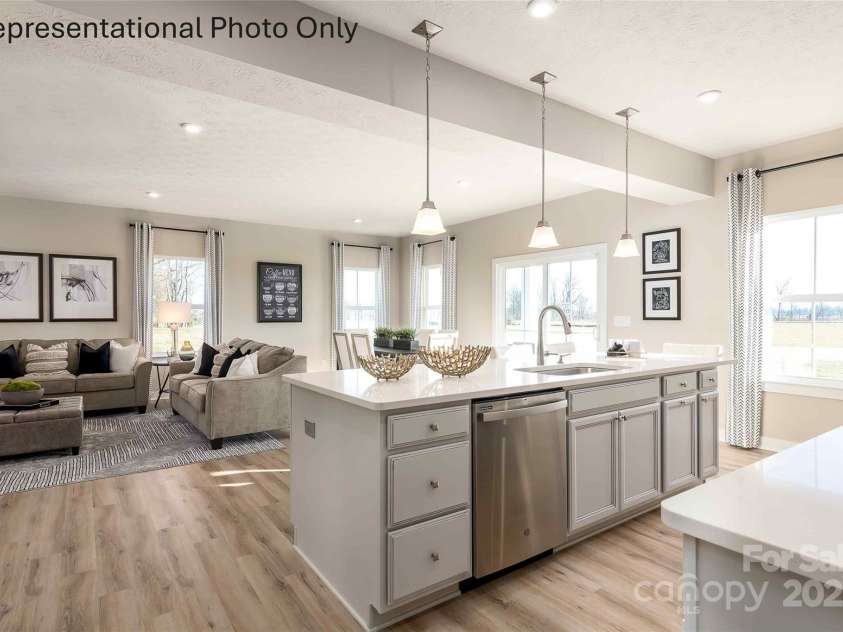 1813 AB Moore Jr Drive, Indian Trail, NC 28079.  MLS# CAR4223031, YatesRealty ID 13171. Representative Photo Only