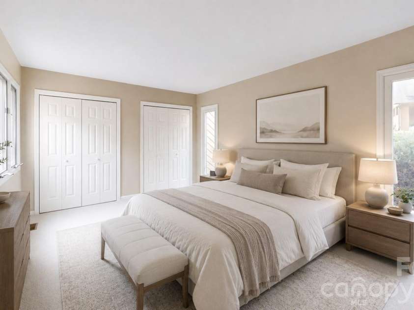 25 Village Drive, Asheville, NC 28803.  MLS# CAR4403144, YatesRealty ID 13171. Virtually staged