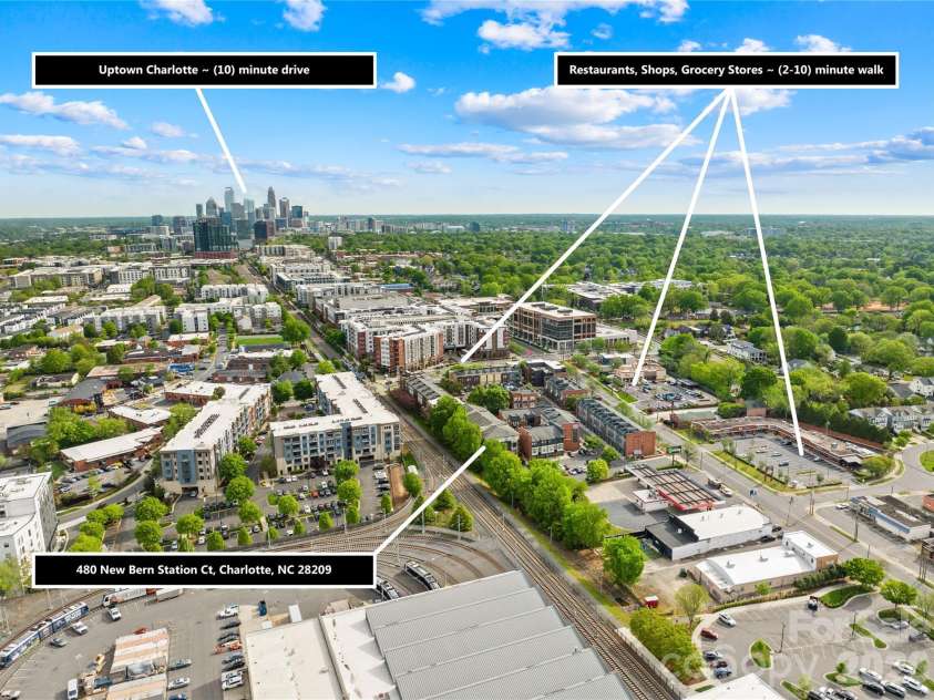 480 New Bern Station Court, Charlotte, NC 28209.  MLS# CAR4367132, YatesRealty ID 13186. 