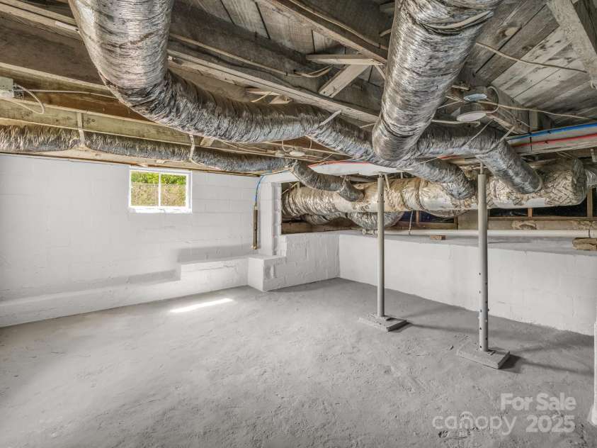 411 Sycamore Street, Lincolnton, NC 28092.  MLS# CAR4257248, YatesRealty ID 13199. Basement area storage/ part crawl