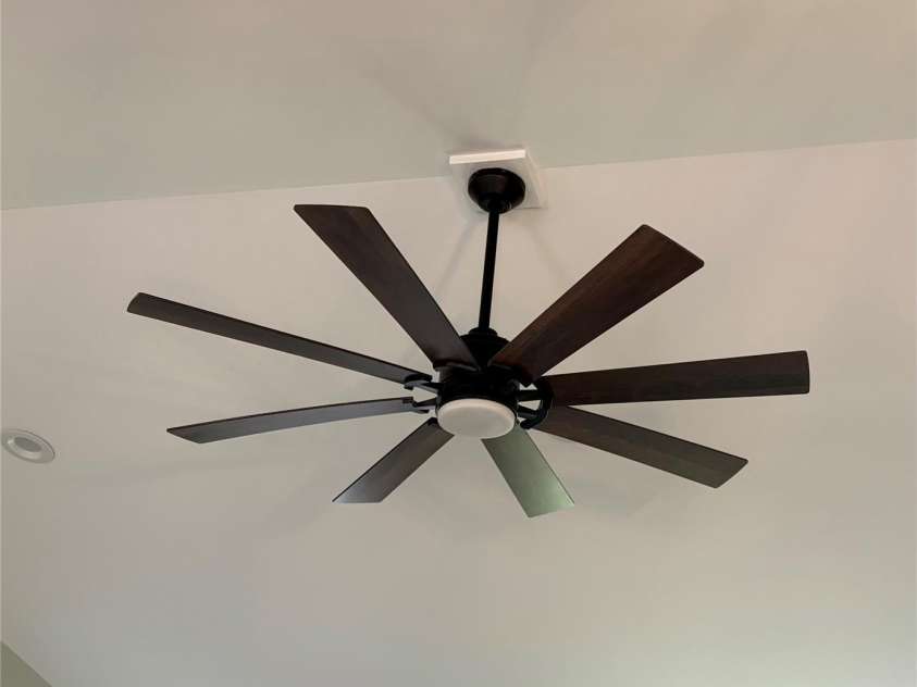 8222 Madison Lane, Hickory, NC 28602.  MLS# CAR4256191, YatesRealty ID 13208. Oversize fan in great room
