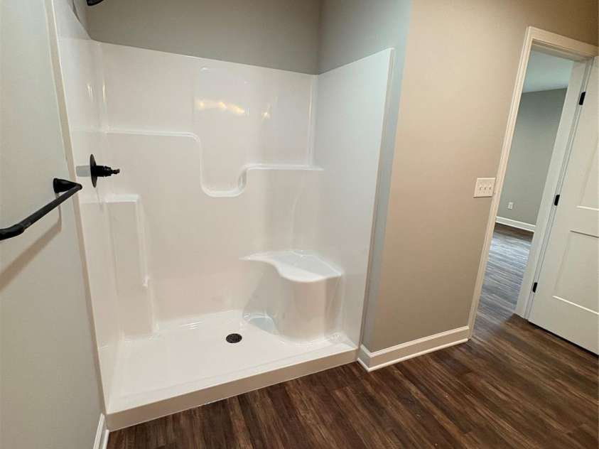 8222 Madison Lane, Hickory, NC 28602.  MLS# CAR4256191, YatesRealty ID 13208. Primary shower with seat