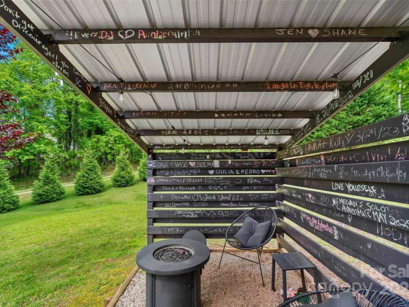 787 Ridge Road, Marion, NC 28752.  MLS# CAR4257578, YatesRealty ID 13209. MINI - Detached patio area fire pit